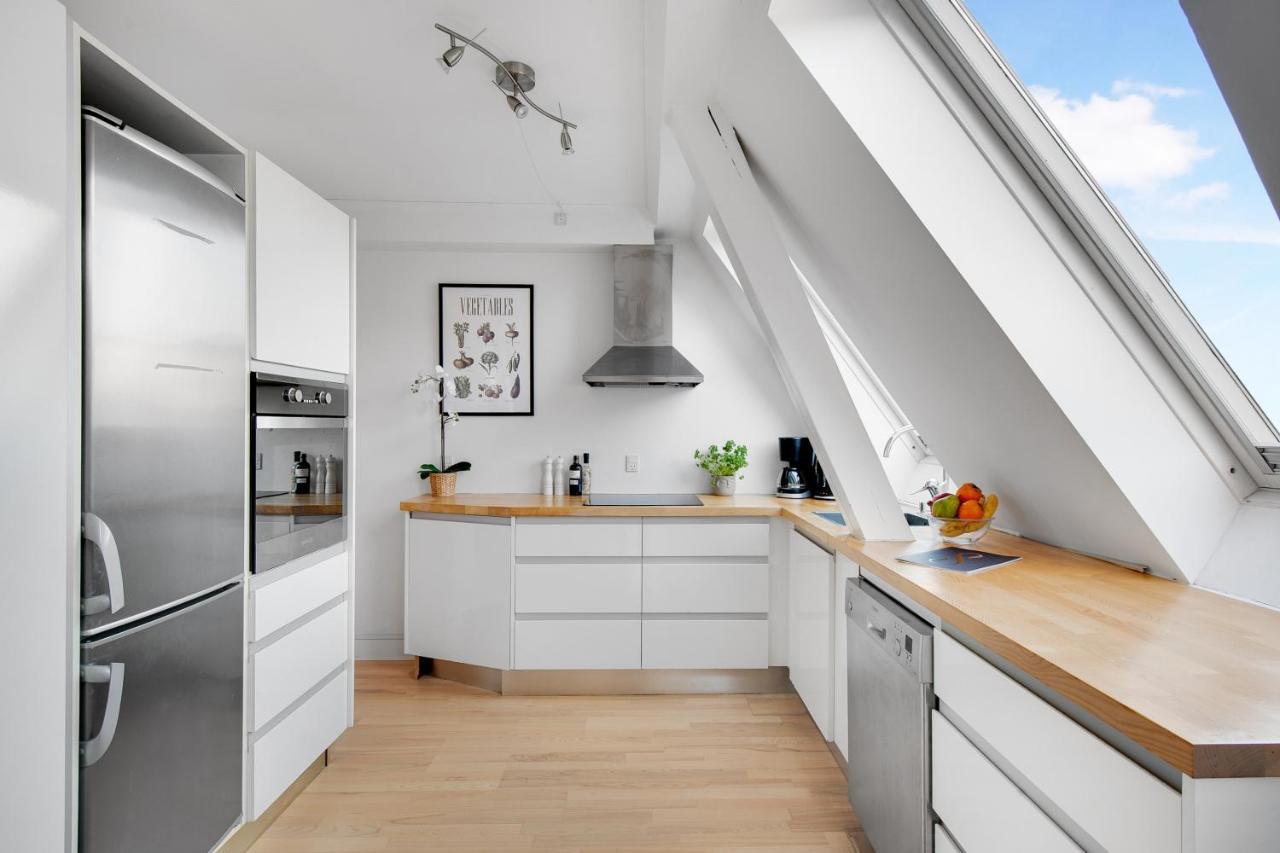 Sanders Leaves - Cute One-Bedroom Apartment With A Large Rooftop Terrace Kopenhagen Exterior foto